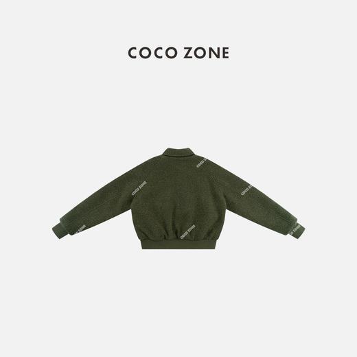 COCO ZONE 秋冬时尚翻领拉链外套高级感百搭上衣CC1C2215 商品图1