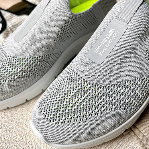 【顺丰包邮】03955 洛诗琳男女同款透气针织镂空休闲运动鞋0091 商品图3