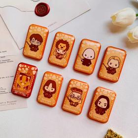 哈利波特甜点系列雪饼马口铁徽章盲盒（1/12） 人物随机