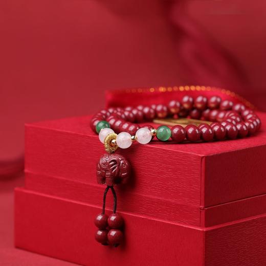 【大人小孩都能戴 经典百搭不挑人】珩钻 国潮系列朱砂手串 商品图6