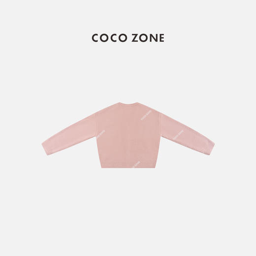 COCO ZONE 秋冬慵懒风纯色V领百搭针织开衫CC1D2724 商品图1