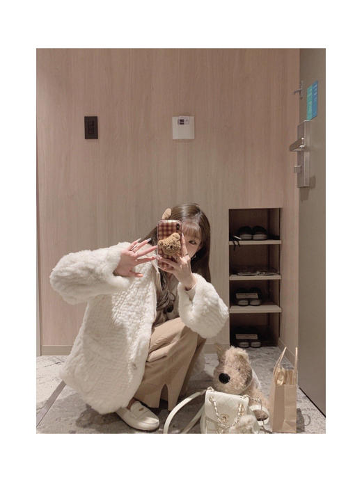 金蘑菇菇 Cannele 绒绒兔/松弛千金感 编织兔兔 限量 商品图1