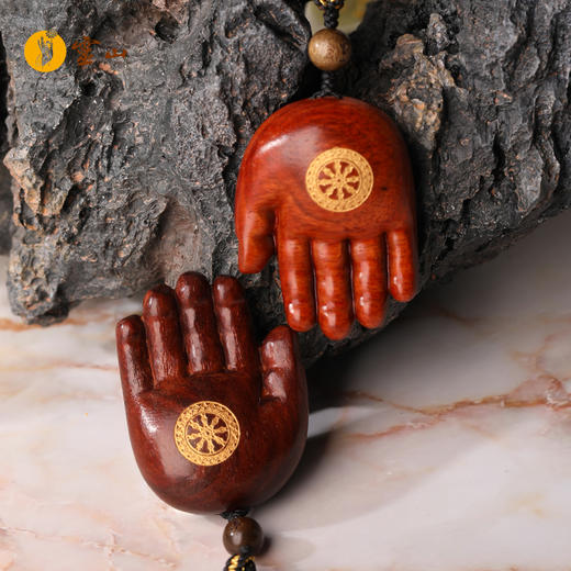 灵山如愿佛手佛脚挂件 商品图1