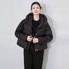 【高货wl】全新升级【铂金会员441/天猫599/差价158】(12337) 洛诗琳高级感时尚通勤连帽抽绳皮标加厚暖冬面包羽绒服 商品缩略图2