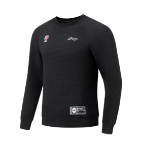 李宁CBA专业篮球系列男子保暖套头卫衣AWDT863