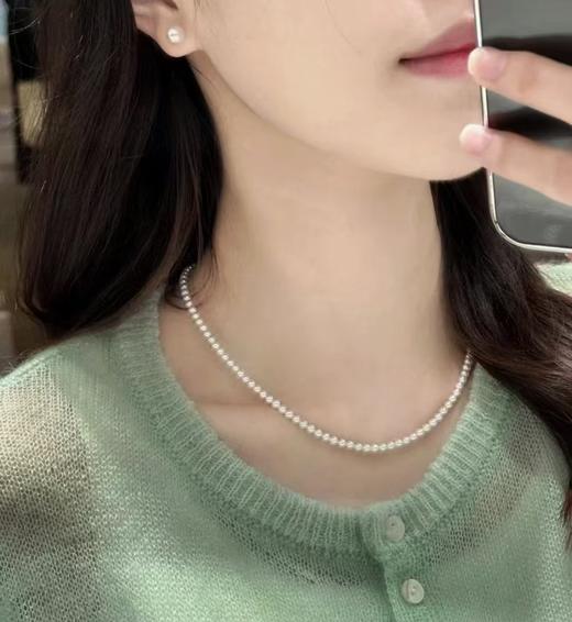 超难订4mm珍珠项链进口施华母贝珍珠 商品图12