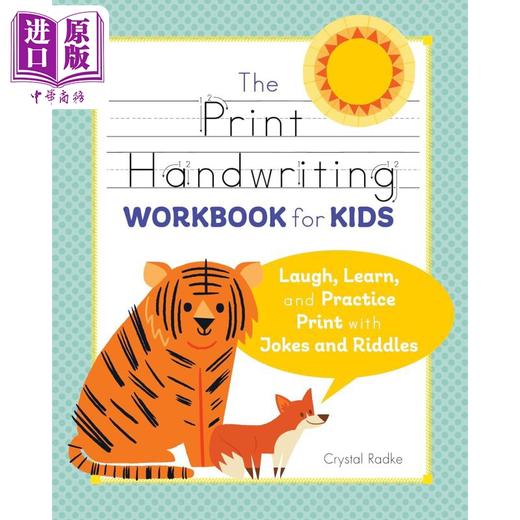 【中商原版】小学儿童印刷体手写练习册 The Print Handwriting Workbook for Kids 用笑话谜语学习英语书写练习印刷体英文原版 商品图0