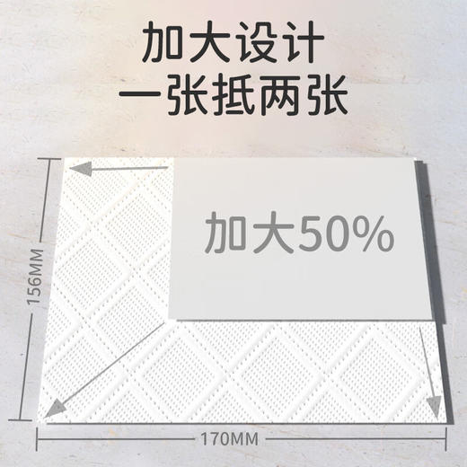 【自营】蓝漂(Lam pure)白色抽纸压花加厚自然无香面纸巾擦手纸卫生纸巾32包 LP-49587 商品图2