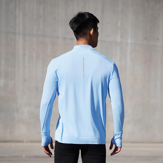 多威运动上衣立领半门襟男士吸湿速干长袖T恤2342450 商品图1