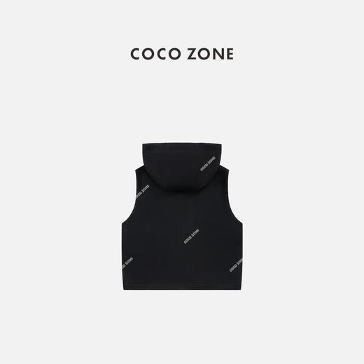 COCO ZONE 秋冬新款美式连帽百搭外穿无袖马夹CC2D2722 商品图0