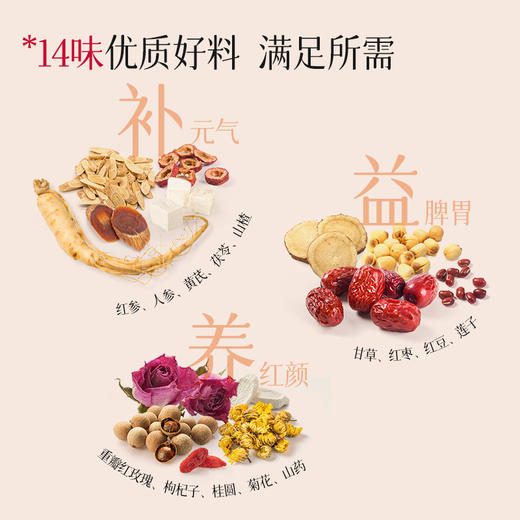 元气达人双参黄芪玫瑰茶   补元气  花润养颜好气色 商品图4