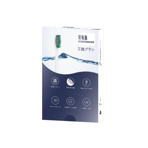 marudai 成人替换刷头 白色（4支） 商品图0