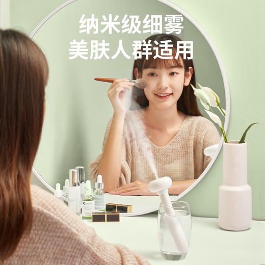 几素加湿器甜甜圈迷你桌面usb孕妇婴儿补水空气加湿器家用喷雾办公桌便携式车载小型空气净化加湿器小巧【大雾不湿桌+小巧便携+不限容器】 商品图5