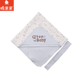 棉果果春季新品商场同款男童女童5A抗菌抱被(90*90cm)M105550200054（注：微商城发货不带礼盒）