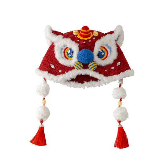 苏苏姐家醒狮帽子&斗篷材料包手工diy钩针编织毛线团 商品图4