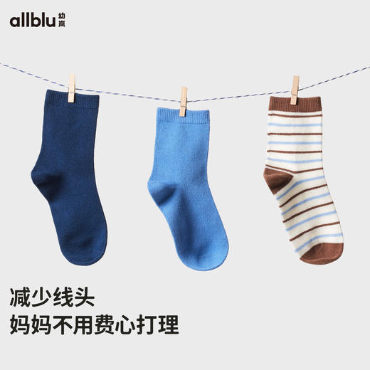 【秋Vol.1】幼岚童装精梳棉四季袜耐穿耐洗柔软舒适24秋季新款儿童袜子中筒袜ZY 商品图3