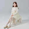 笛莎Deesha 童装女童连衣裙2024冬新款优雅香风网纱拼接裙 商品缩略图2