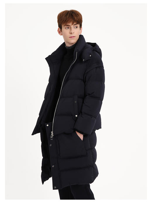 callisto藏青色鹅绒羽绒服 商品图3