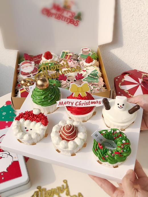  让人无法拒绝的圣诞雪人版cupcake 商品图7
