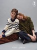 shyshystill/shy202408071/宽边粗条纹撞色宽松圆领套头毛衣 商品缩略图1