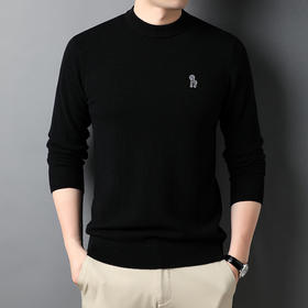 😎【柏奥玛冬季男士纯羊毛100%加厚羊毛衫圆领738款】🥳一件温暖又舒适的羊毛衫，🔥是男士深秋初冬必备单品， 💜居家避不可少的“百搭装备”💖，冬季已到，💕100%棉羊毛的羊毛衫是必备