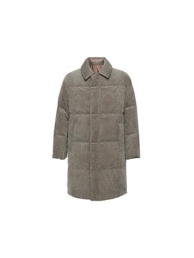 callisto“绒”系列卡其色鹅绒羽绒服