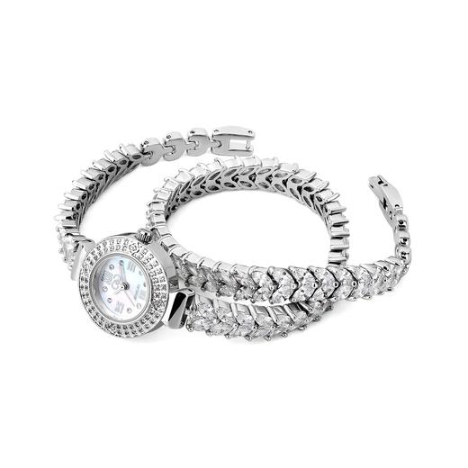 1CC8130 C&C  双层手链腕表新款休闲百搭气质防水女士手表礼品JK【可能无电】 商品图1