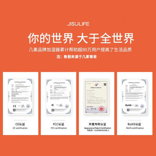 几素加湿器棒棒糖迷你卧室婴儿家用宿舍便携小型无线空气低噪床头小巧补水办公室桌面usb车载香薰大容量加湿无线使用 +大雾量 商品图12