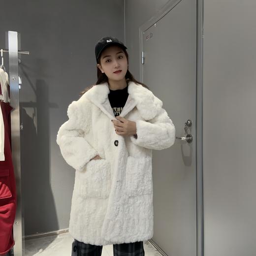 BS立领中排扣皮毛一体羊绒外套 冬季 240684401255 商品图0