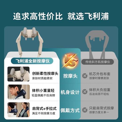 飞利浦肩颈按摩仪 PPM3204N 商品图1