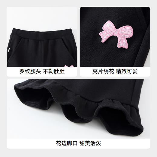 女童针织裤春季新款安奈儿童装实体店同款XG516559 商品图5