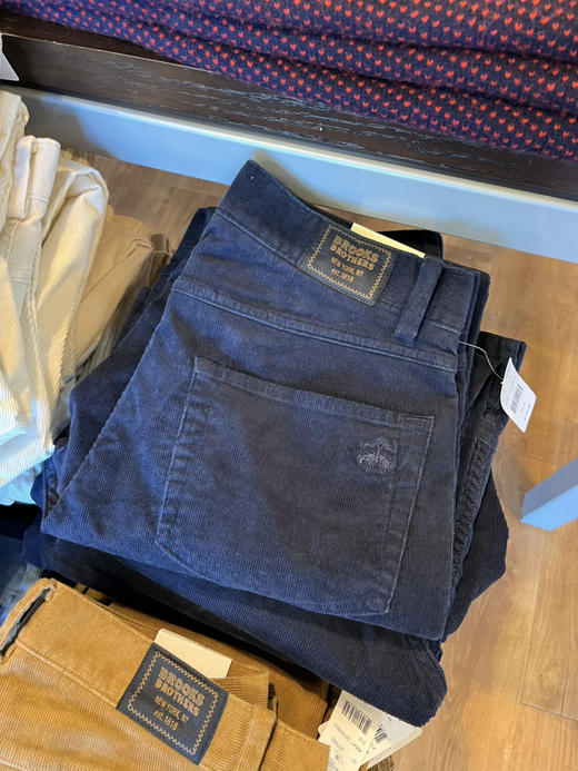 黑五好折！Brook brothers布克兄弟新款男士灯芯绒休闲裤 商品图3