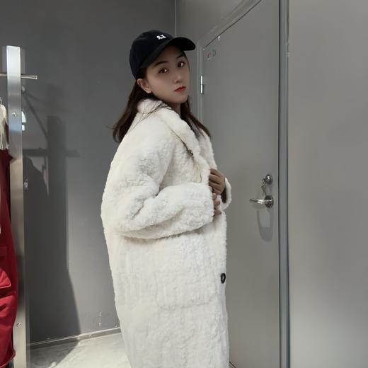 BS立领中排扣皮毛一体羊绒外套 冬季 240684401255 商品图2