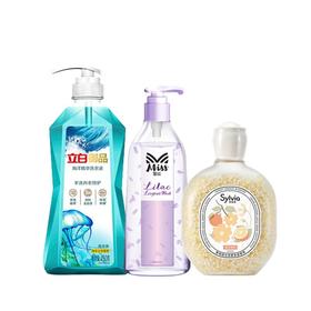 立白内衣特护液450g+精萃内衣裤洗衣液310g+留香珠（落日橙花）180g