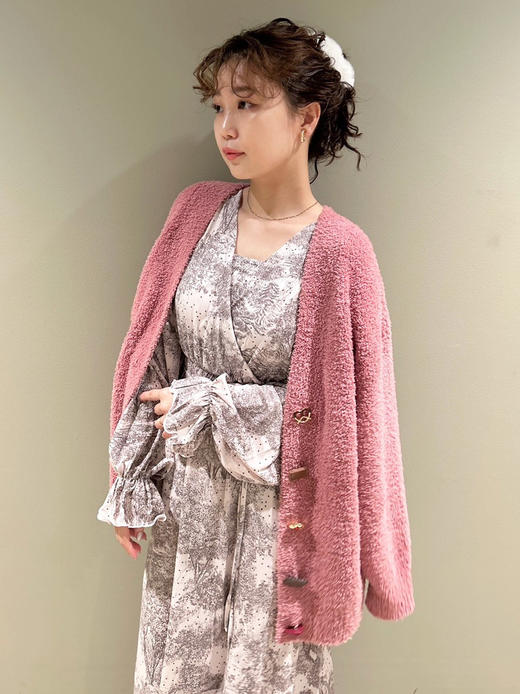 官网1188！Sn*del同款秋冬保暖软绵绵半边绒家居服套装 开衫居家睡衣月子服长袖长裤 商品图4