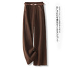 窄版直筒裤女秋冬新款高腰休闲裤显瘦呢子垂坠感阔腿女裤子💕 商品缩略图8