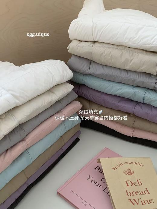 正品𝐞𝐠𝐠.胶囊冬季保暖神器叠穿百搭羽绒服 商品图11