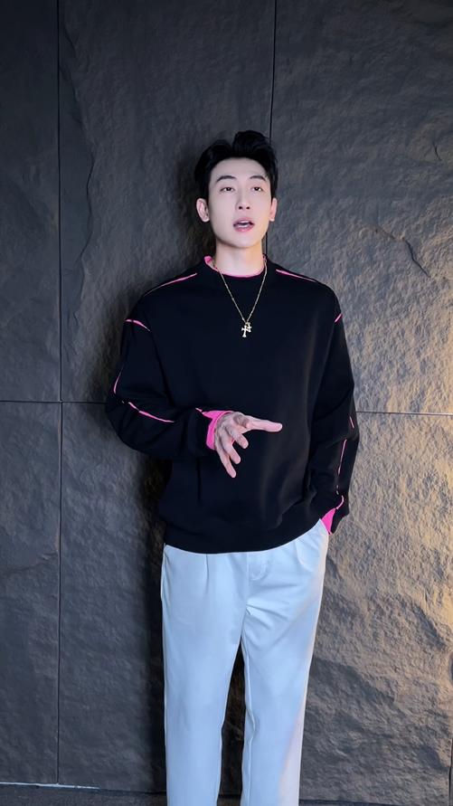 WY760季新款时尚个性美式撞色圆领长袖卫衣时尚宽松百搭上衣潮 商品图0