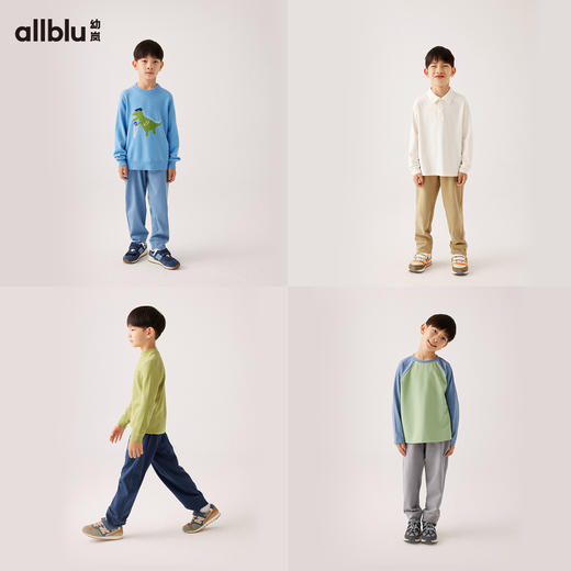 【单件直降】【秋Vol.2】幼岚童装「不费妈裤」舒适耐磨24秋季新款男童女童儿童校服裤长裤ZY 商品图2