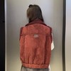 NS翻领皮带扣颗粒绒马甲 冬季 069314242138 商品缩略图2