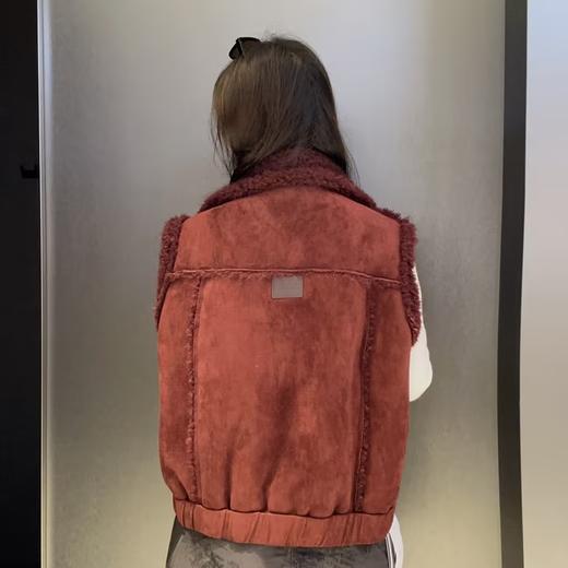 NS翻领皮带扣颗粒绒马甲 冬季 069314242138 商品图2