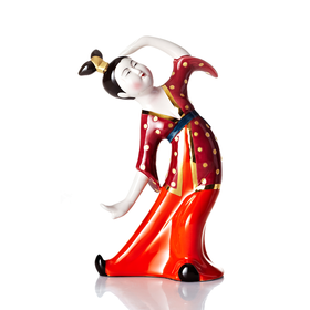 【摆件】舞俑摆饰中式礼品陶瓷家居摆件