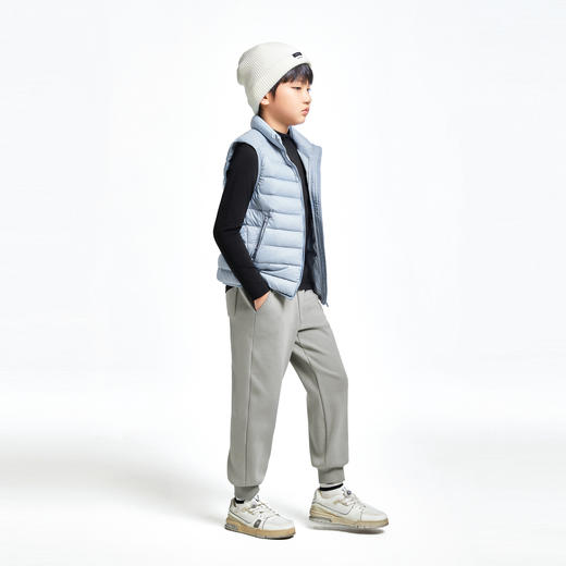 男女童加绒保暖夹裤冬季新款安奈儿童装EM446527 商品图8