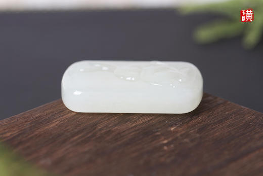 和田玉白玉生肖【兔】吊坠  配精美挂绳 商品图4