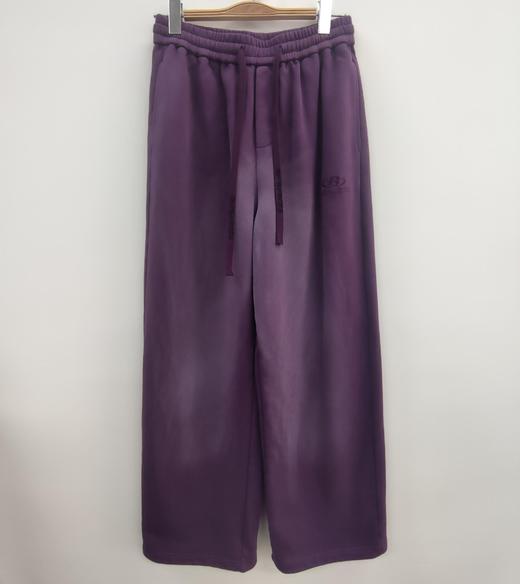 MZ松紧腰小图标抓绒阔腿裤（紫） 冬季 944010300321 商品图4