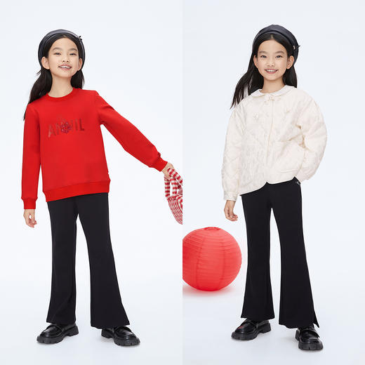 女童针织单裤春季新款安奈儿童装实体店同款AG516614 商品图3