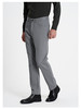 callisto灰色聚酯纤维混纺休闲裤 商品缩略图4