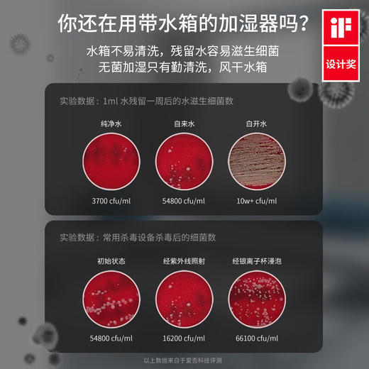 几素加湿器棒棒糖迷你卧室婴儿家用宿舍便携小型无线空气低噪床头小巧补水办公室桌面usb车载香薰大容量加湿无线使用 +大雾量 商品图2