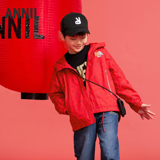 男女童梭织风衣春季新款安奈儿童装实体店同款AM515506 商品图1