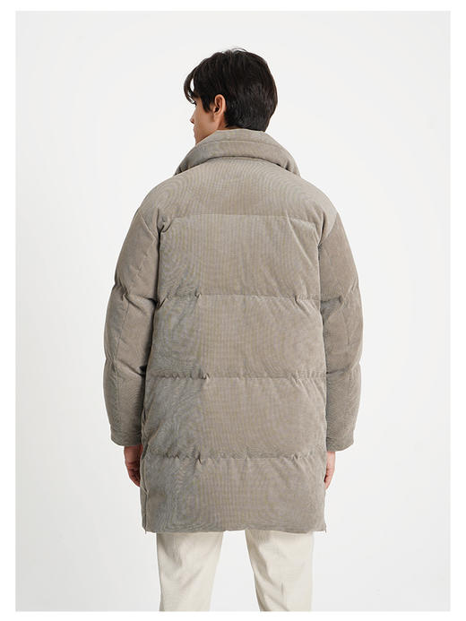 callisto“绒”系列卡其色鹅绒羽绒服 商品图4